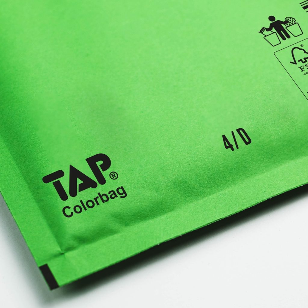 Green bubble envelope TAP Colorbag