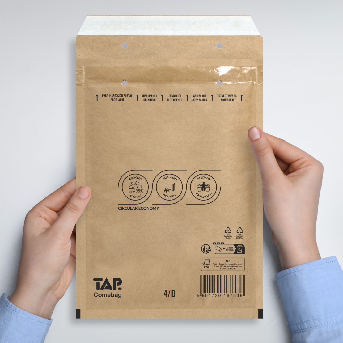 Recycled paper clearance packaging